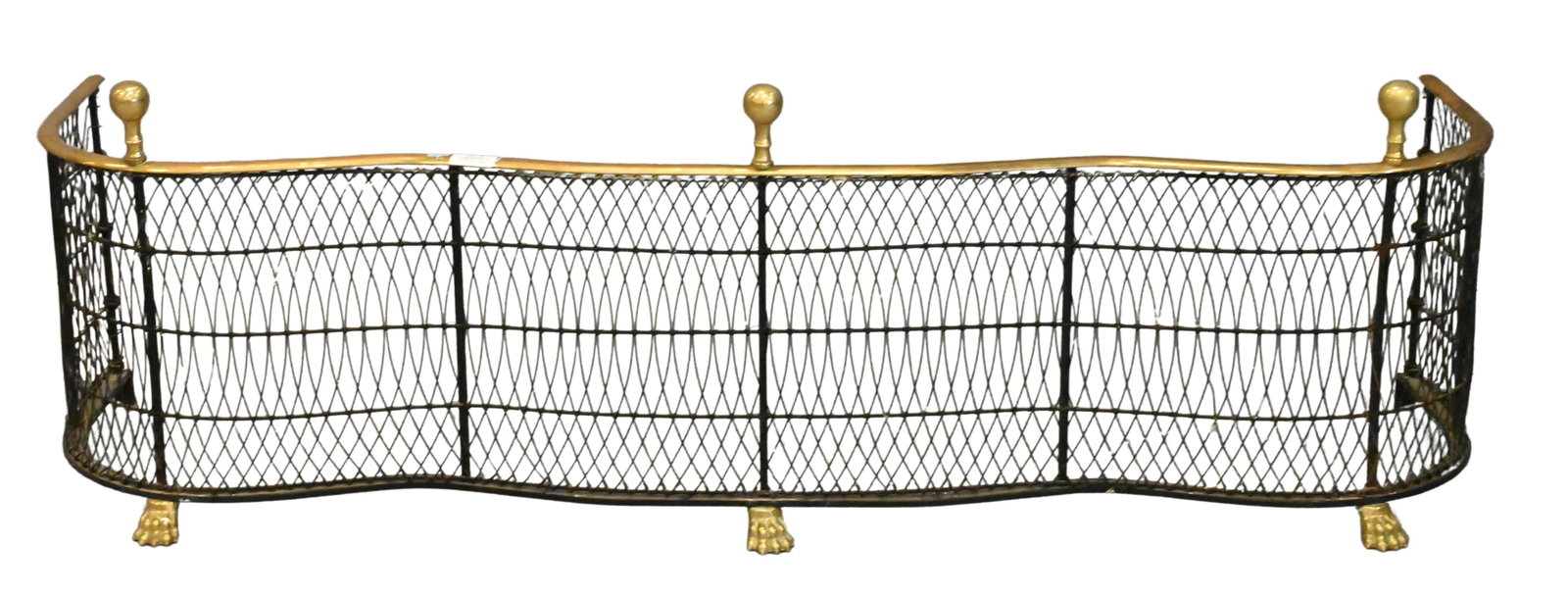 Federal Style Serpentine Wire Firescreen (1 of 4)