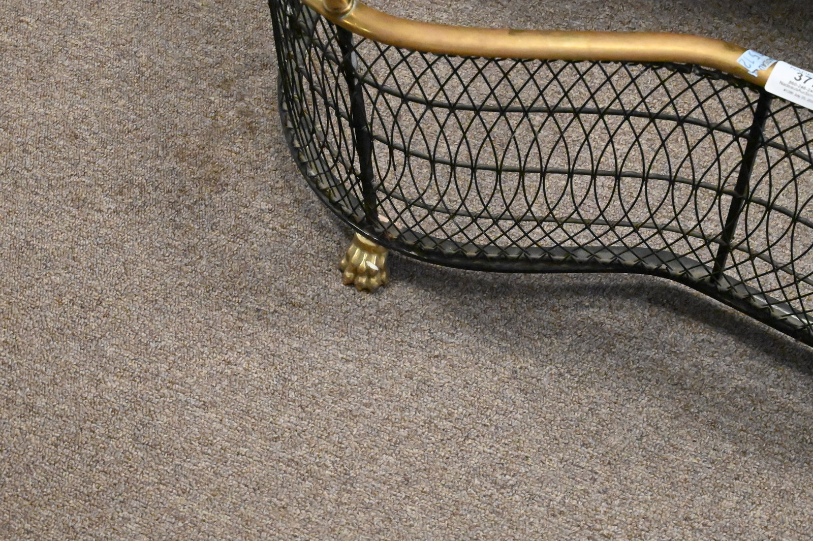 Federal Style Serpentine Wire Firescreen - 3