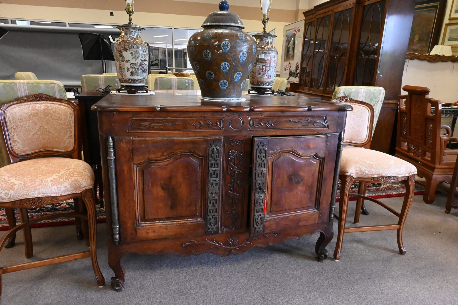 Louis XV Walnut Sideboard - 2