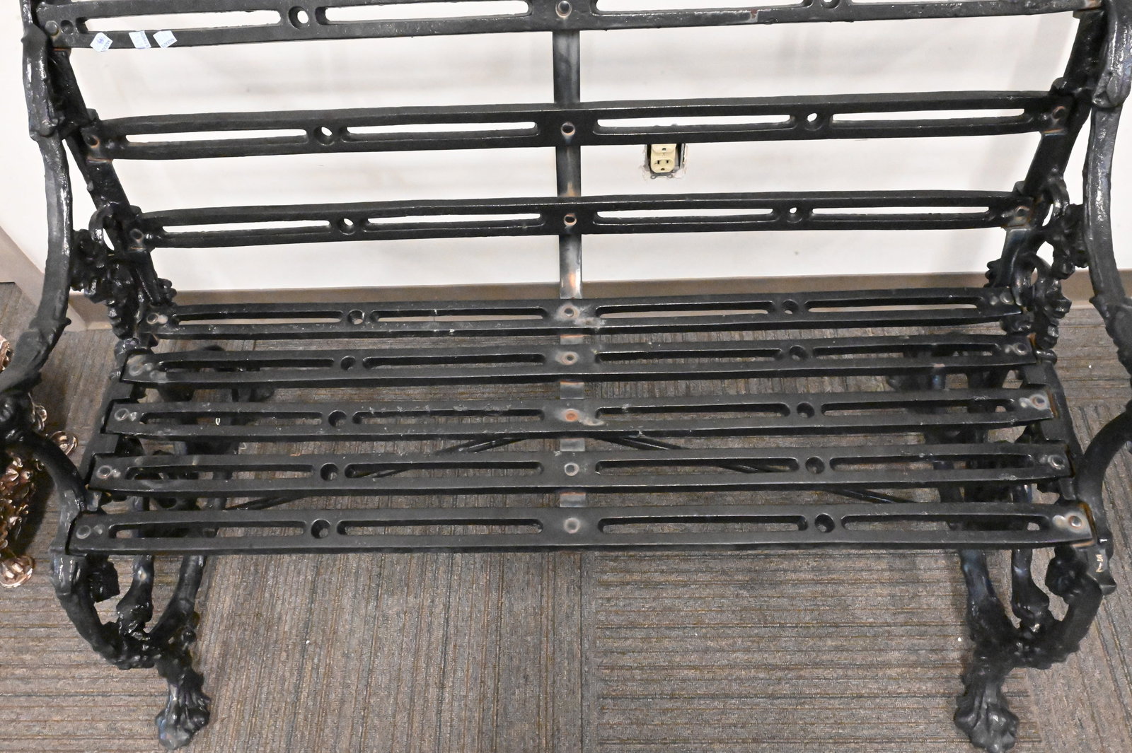 Iron Outdoor Bench - 2