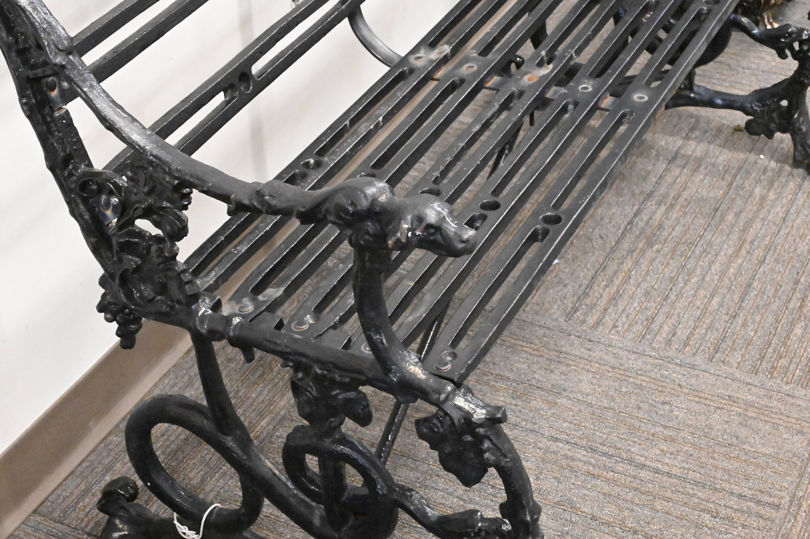 Iron Outdoor Bench - 3