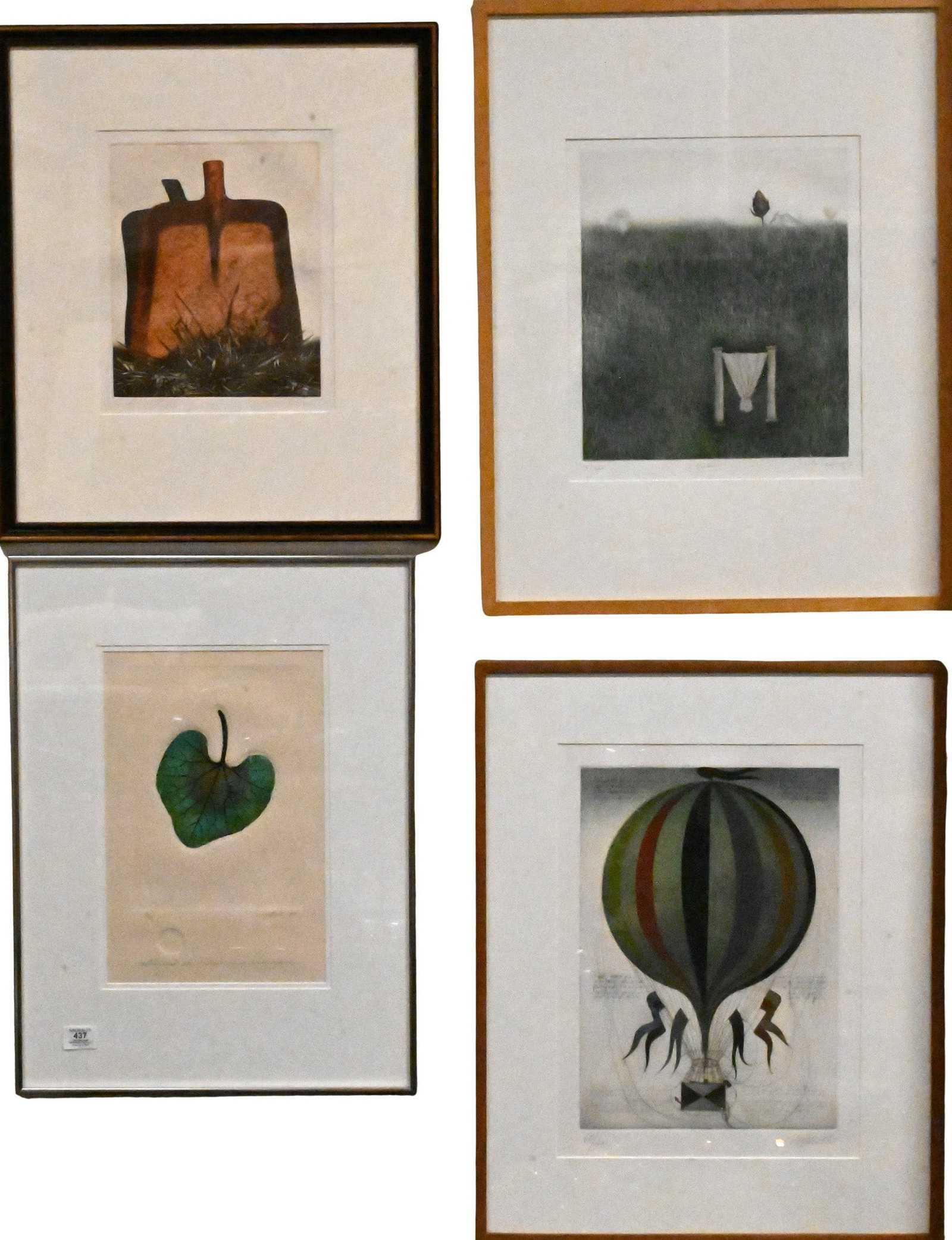 Five Framed Decorative Etchings (1 of 5)