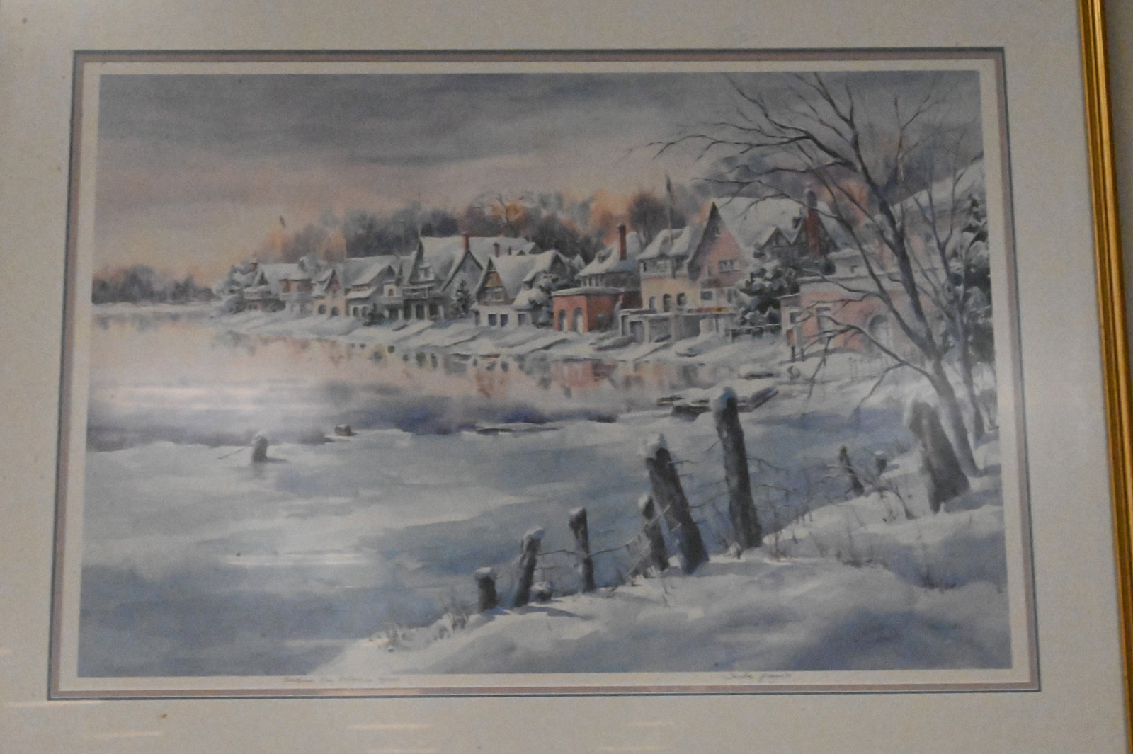 Five Large Framed Decorative Street Scenes - 6