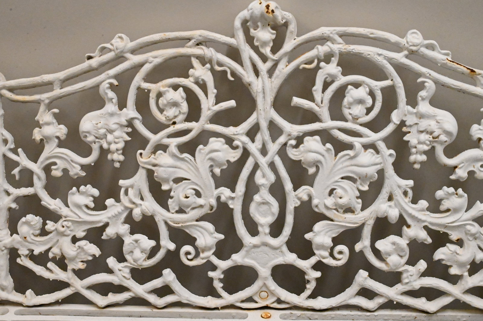 Large Iron Outdoor Bench - 3