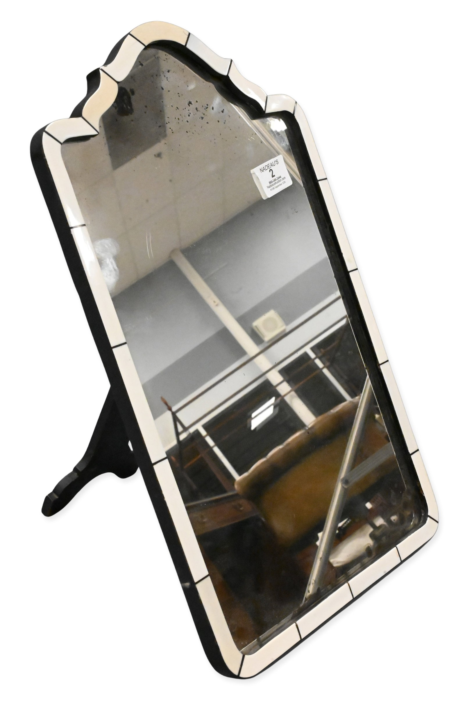 Art Deco Style Veneered Vanity Mirror (1 of 3)