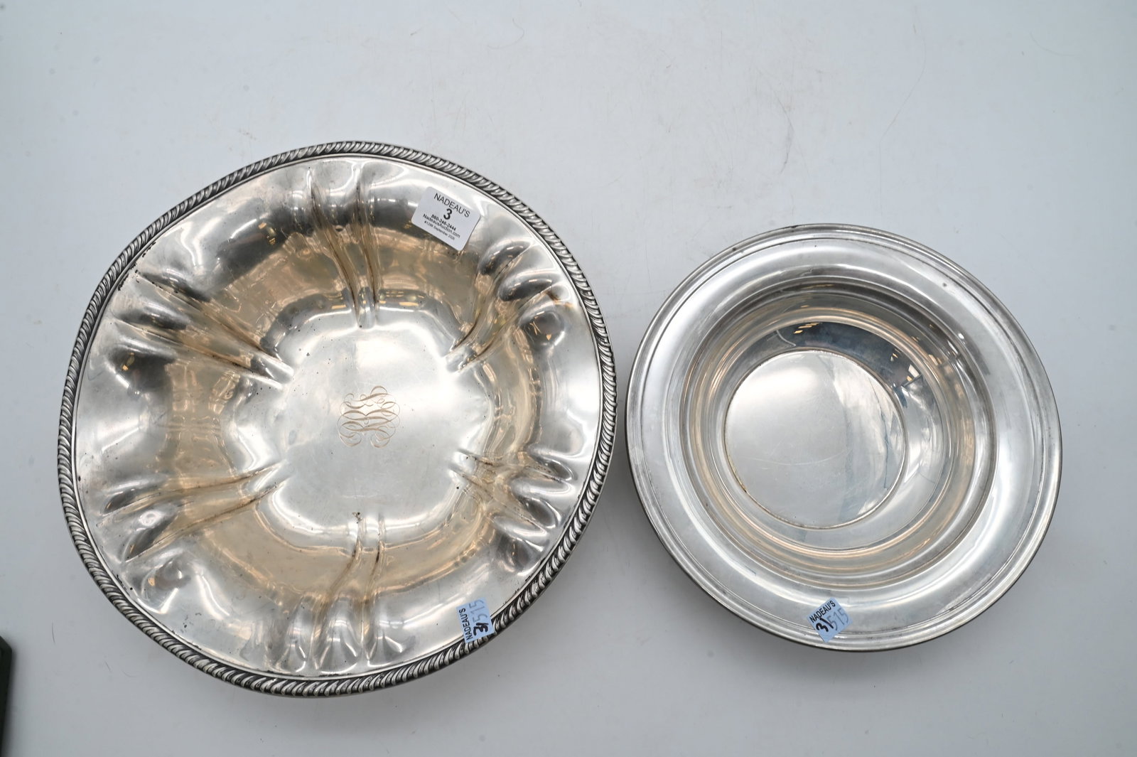 Two Sterling Silver Bowls - 2