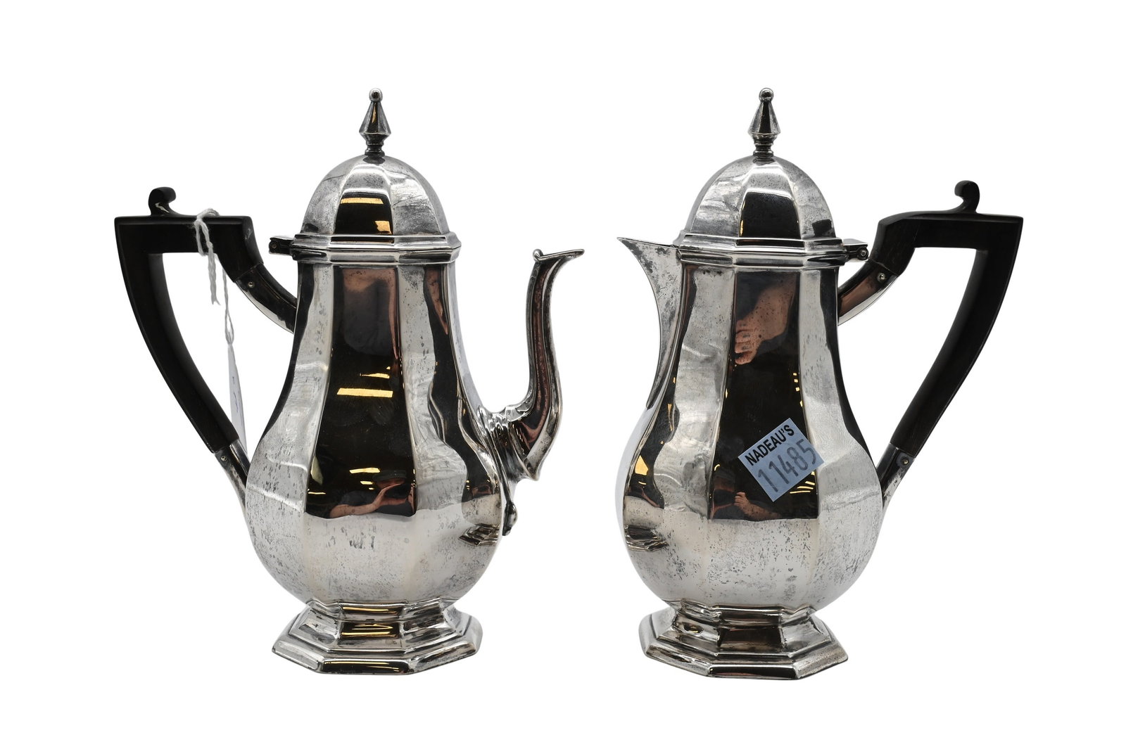 Two Piece Hancock and Company English Sterling Tea Set (1 of 4)