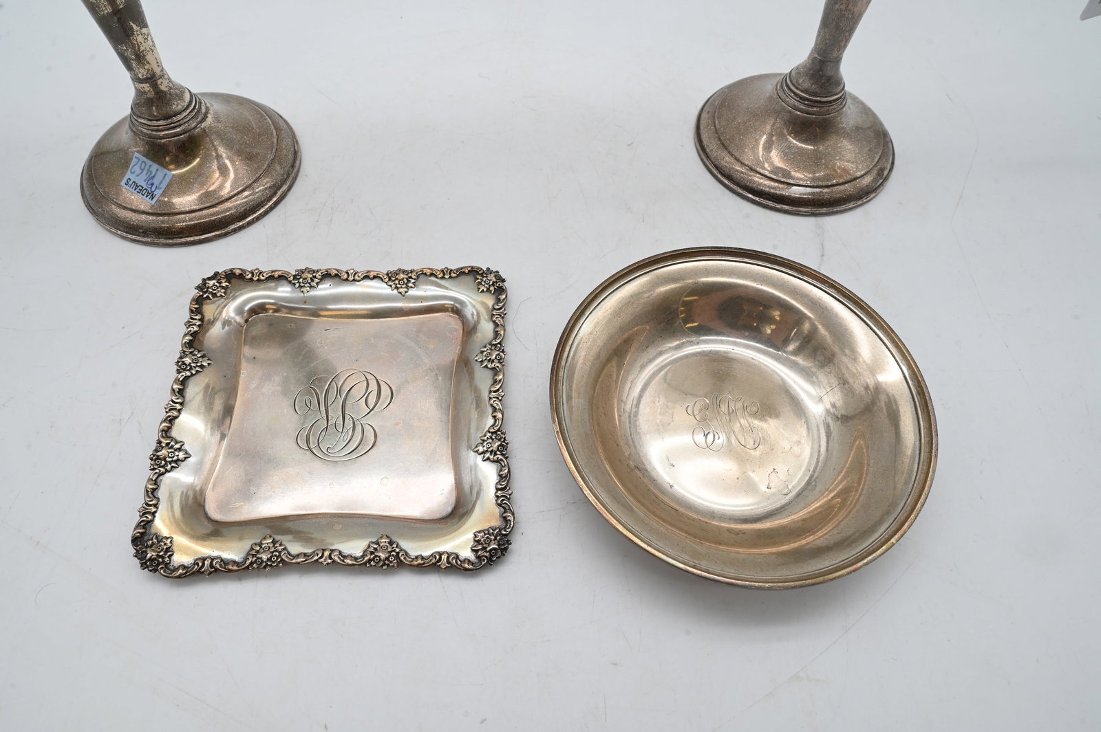Four Piece Sterling Silver and Weighted Group - 2
