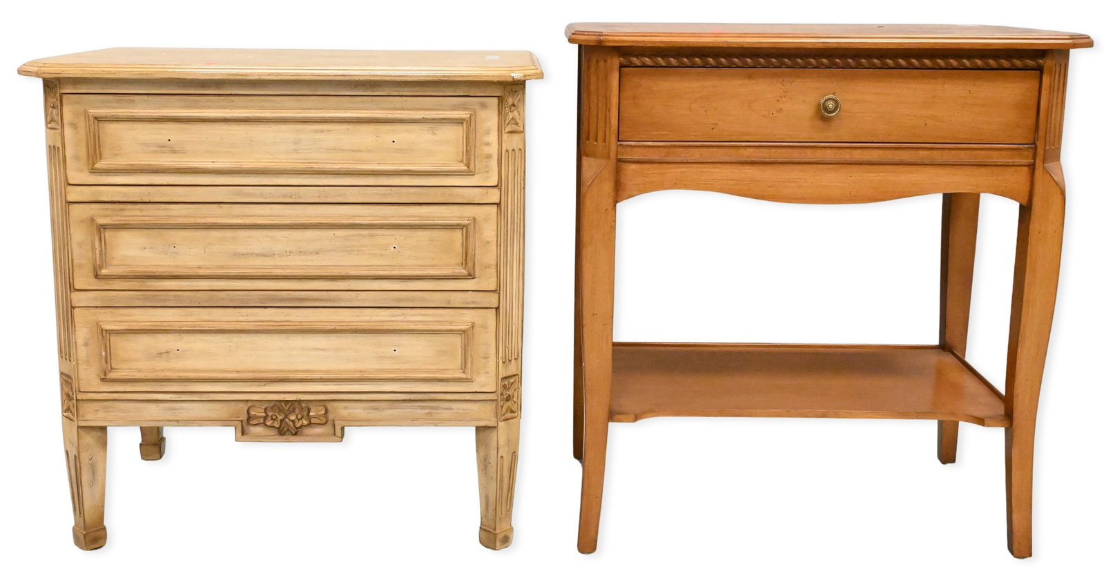 Two French Style End Tables (1 of 4)
