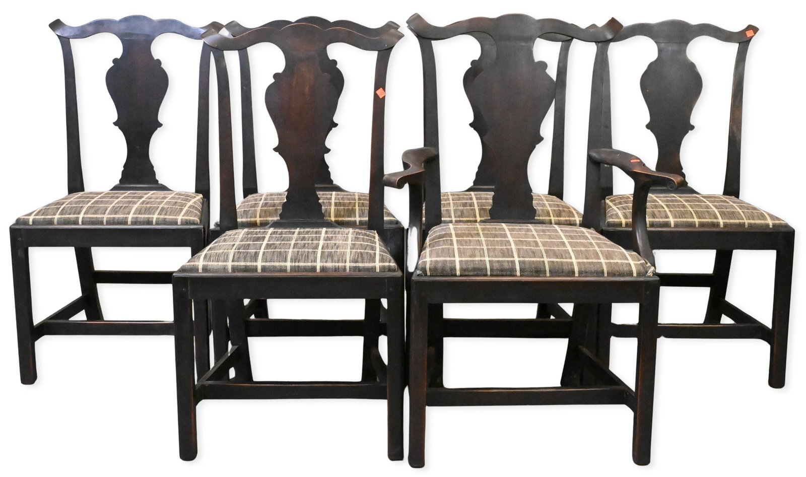 Set of Six Eldred Wheeler Chippendale Style Dining Chairs (1 of 6)