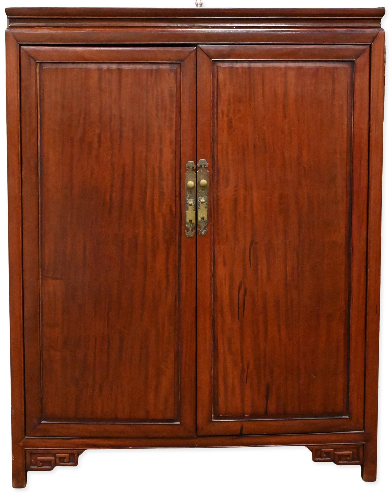 Chinese Hardwood Two Door Cabinet (1 of 6)