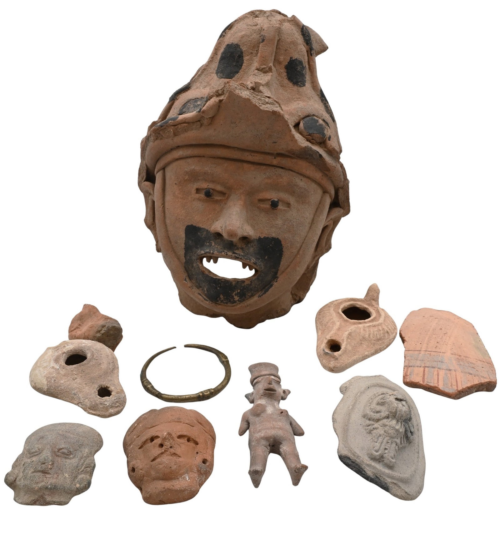 Group of Archaic and Pre-Columbian Pottery Fragments (1 of 5)