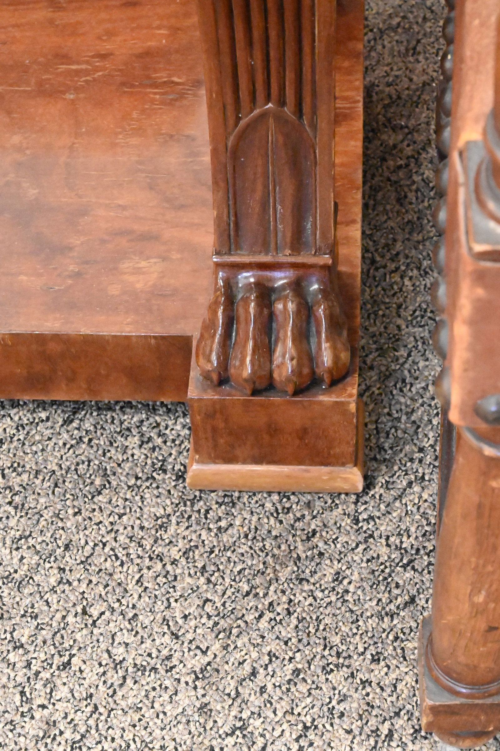Grey Marble Top Pier Table - 6