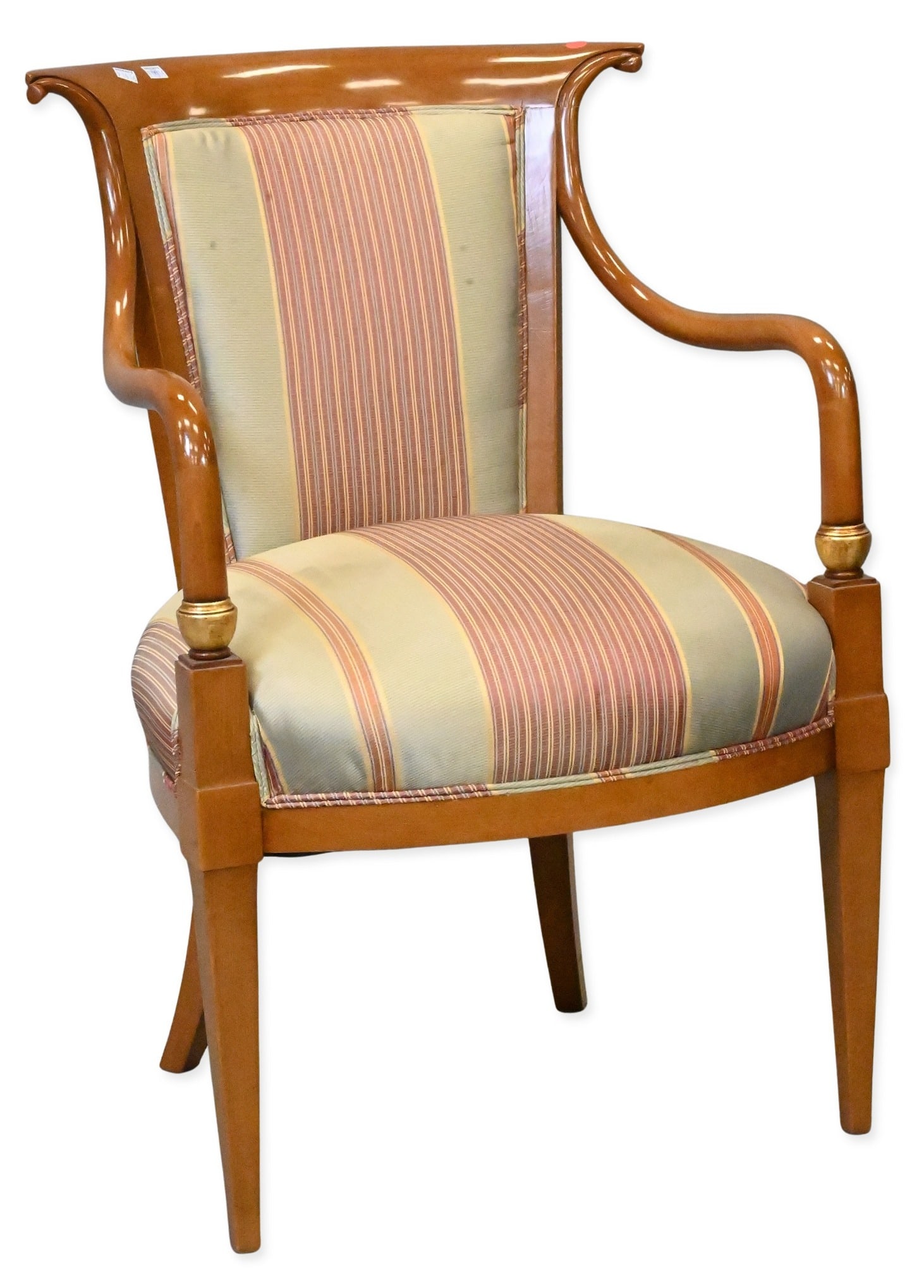 William Switzer French Empire Beechwood Armchair (1 of 6)