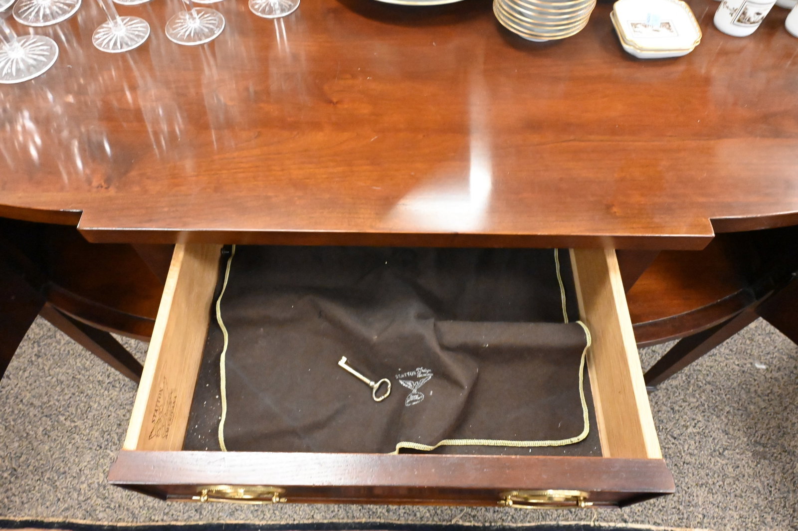 Statton Federal Style Cherry Server - 5
