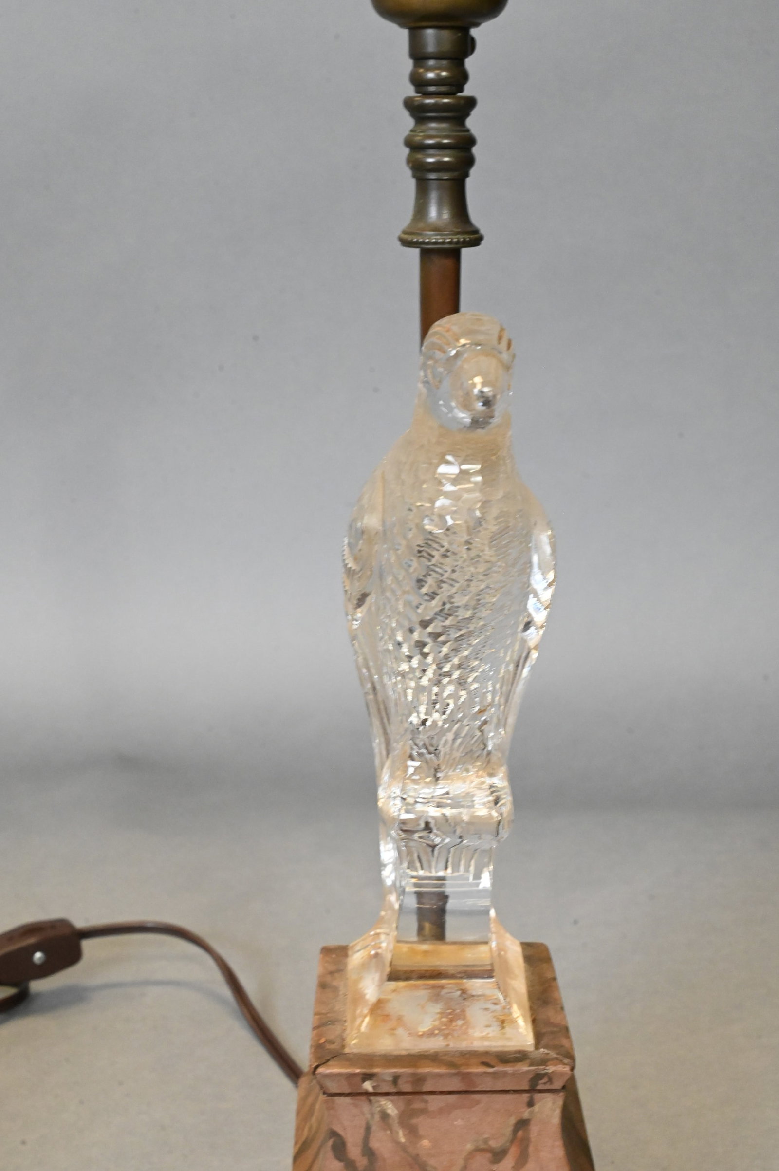 Frederick Carder for Steuben Cut Crystal Eagle Table Lamp - 2