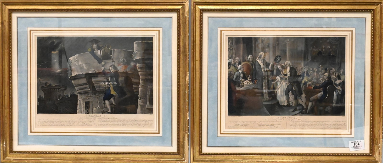 Four French Hand-Colored Engravings of Jean Henri Latude (1 of 7)
