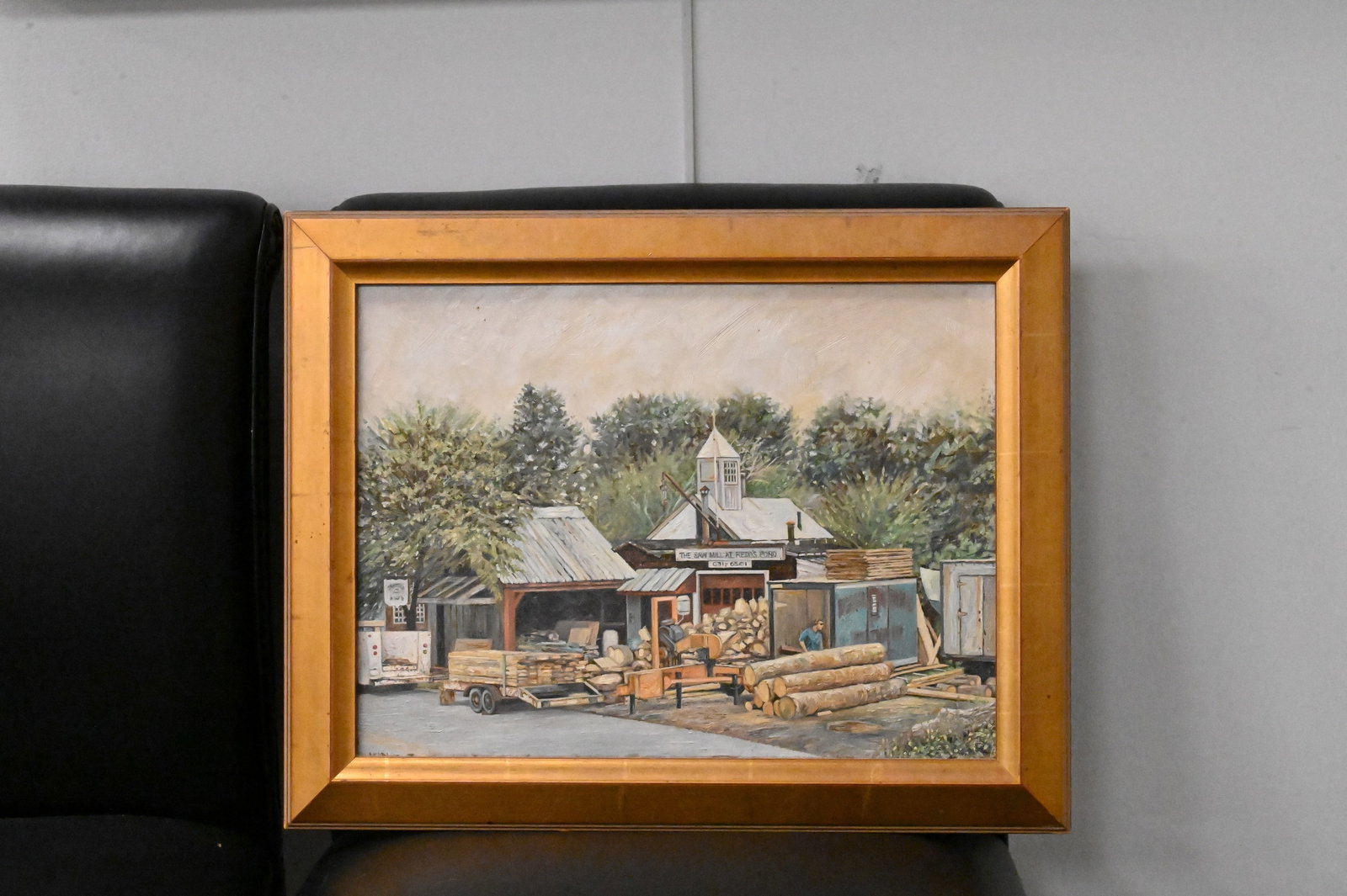 Two Framed Contemporary Landscapes - 2