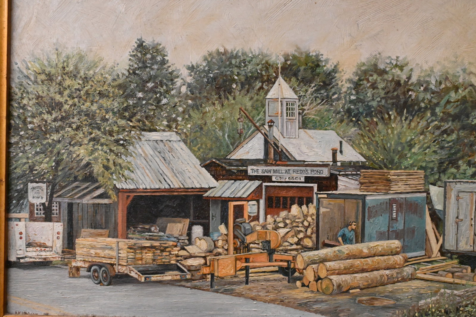 Two Framed Contemporary Landscapes - 4