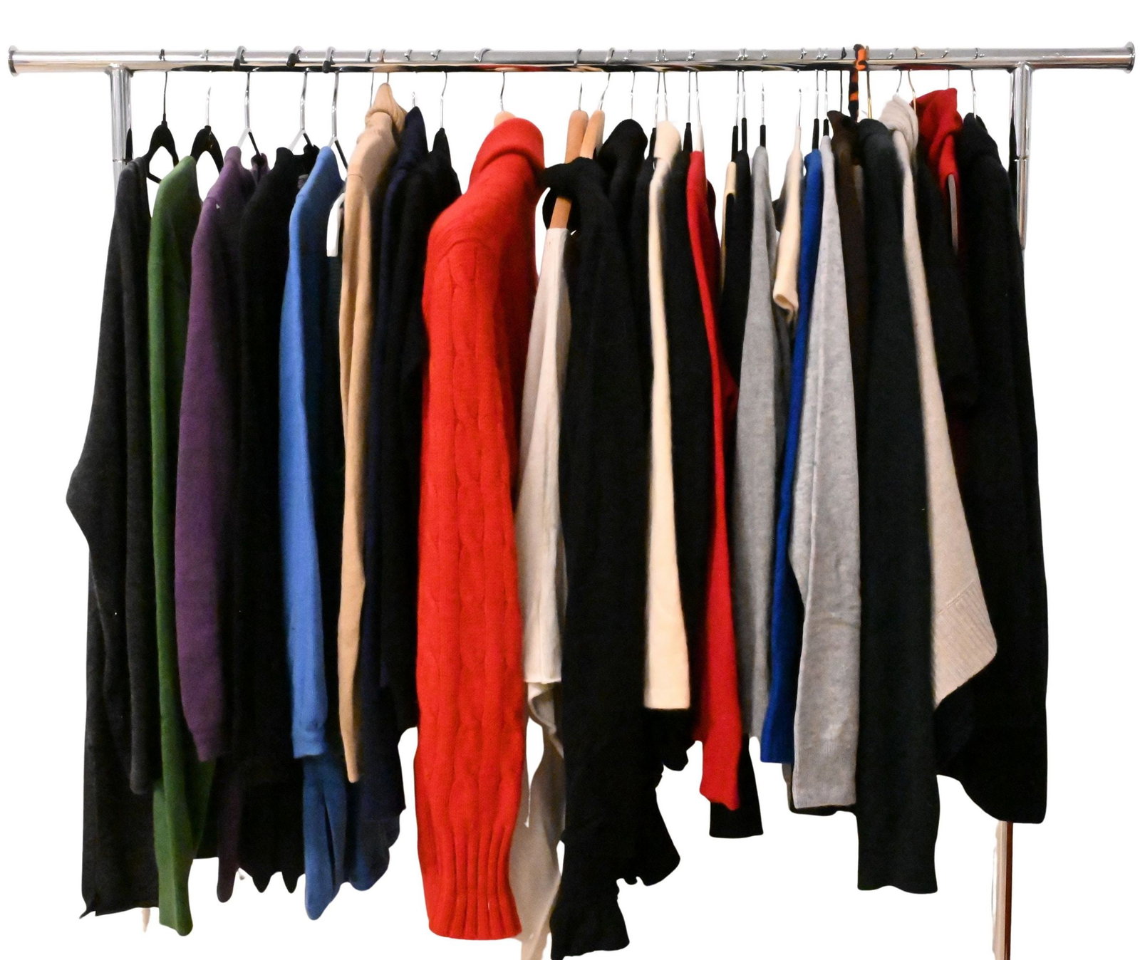 Group of Approximately 30 Cashmere Sweaters and Shirts (1 of 7)