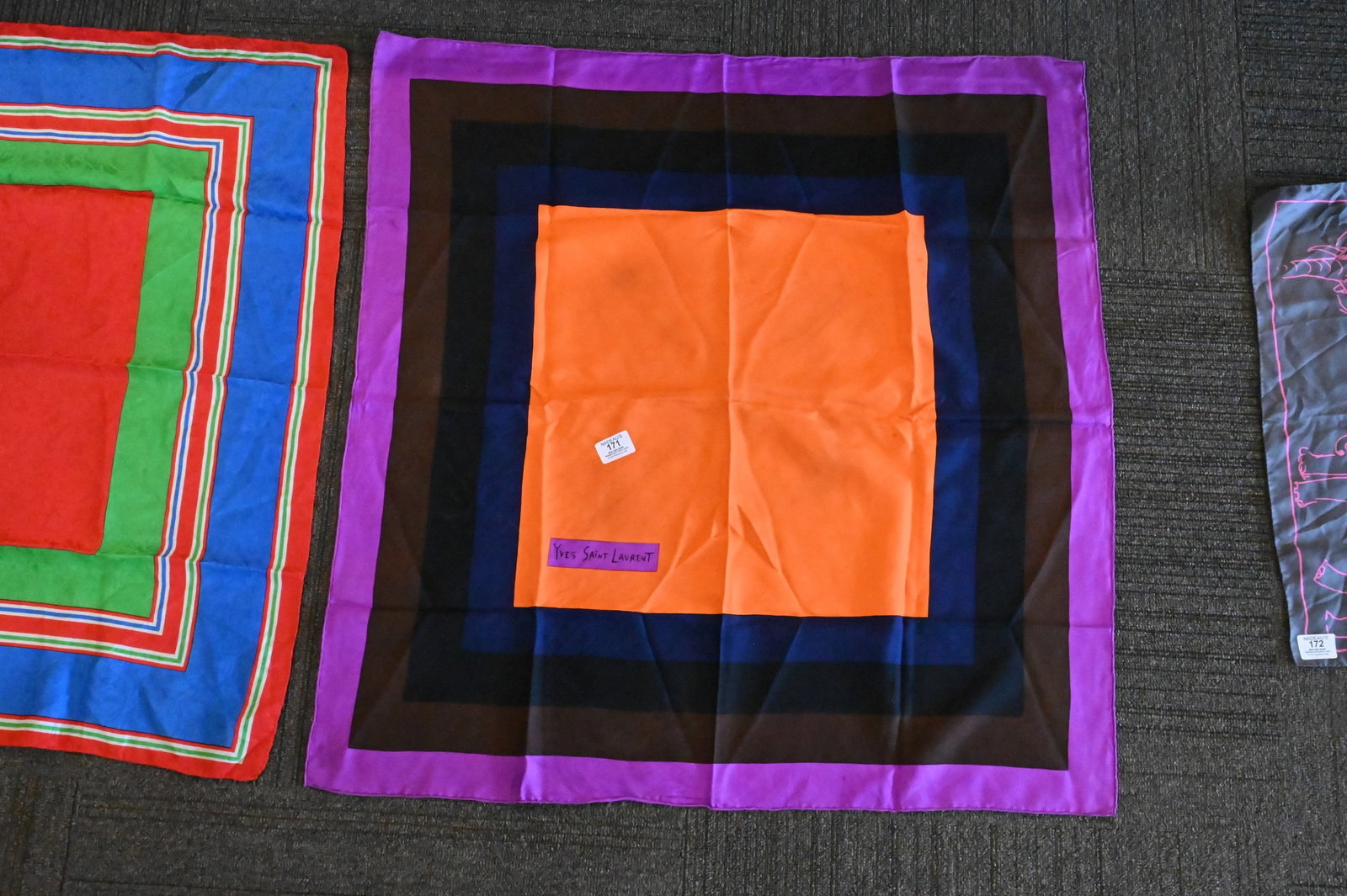 Two Designer Silk Scarves - 2