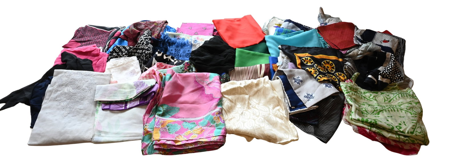 Approximately 50 Pocket Squares / Handkerchiefs (1 of 7)