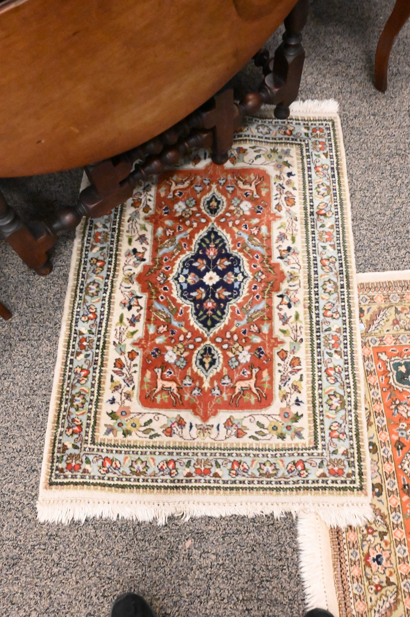 Four Oriental Throw Rugs - 8