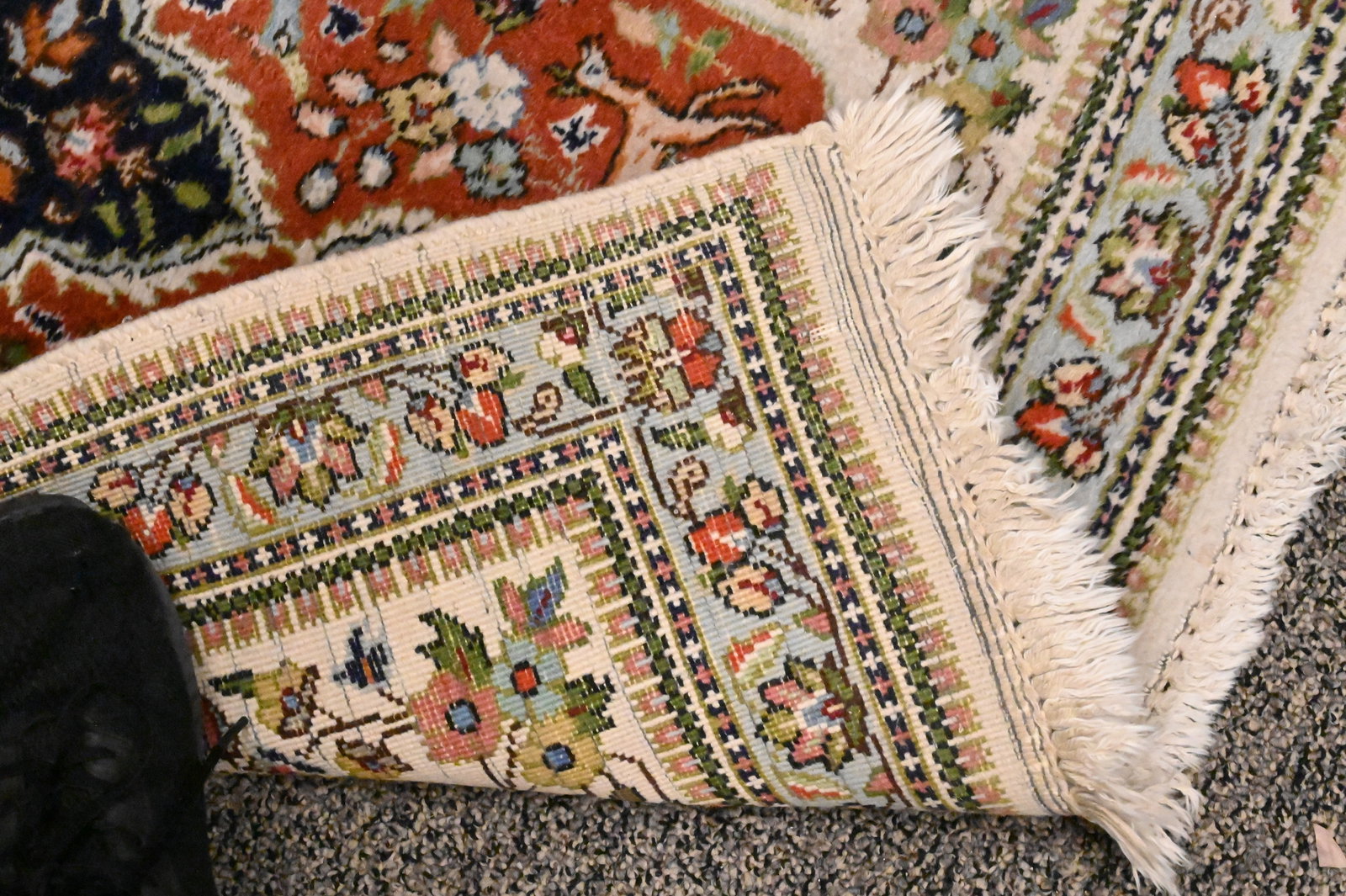 Four Oriental Throw Rugs - 9