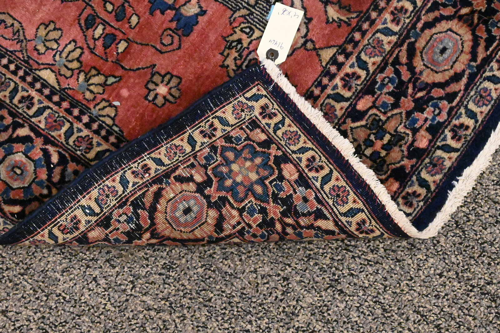 Sarouk Oriental Throw Rug - 3
