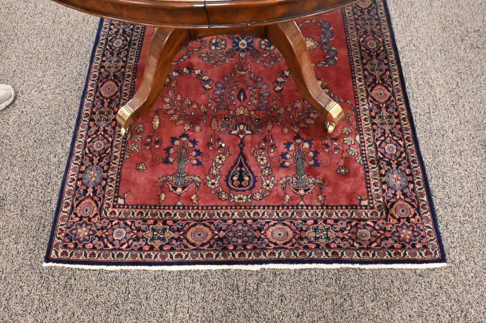 Sarouk Oriental Throw Rug - 4