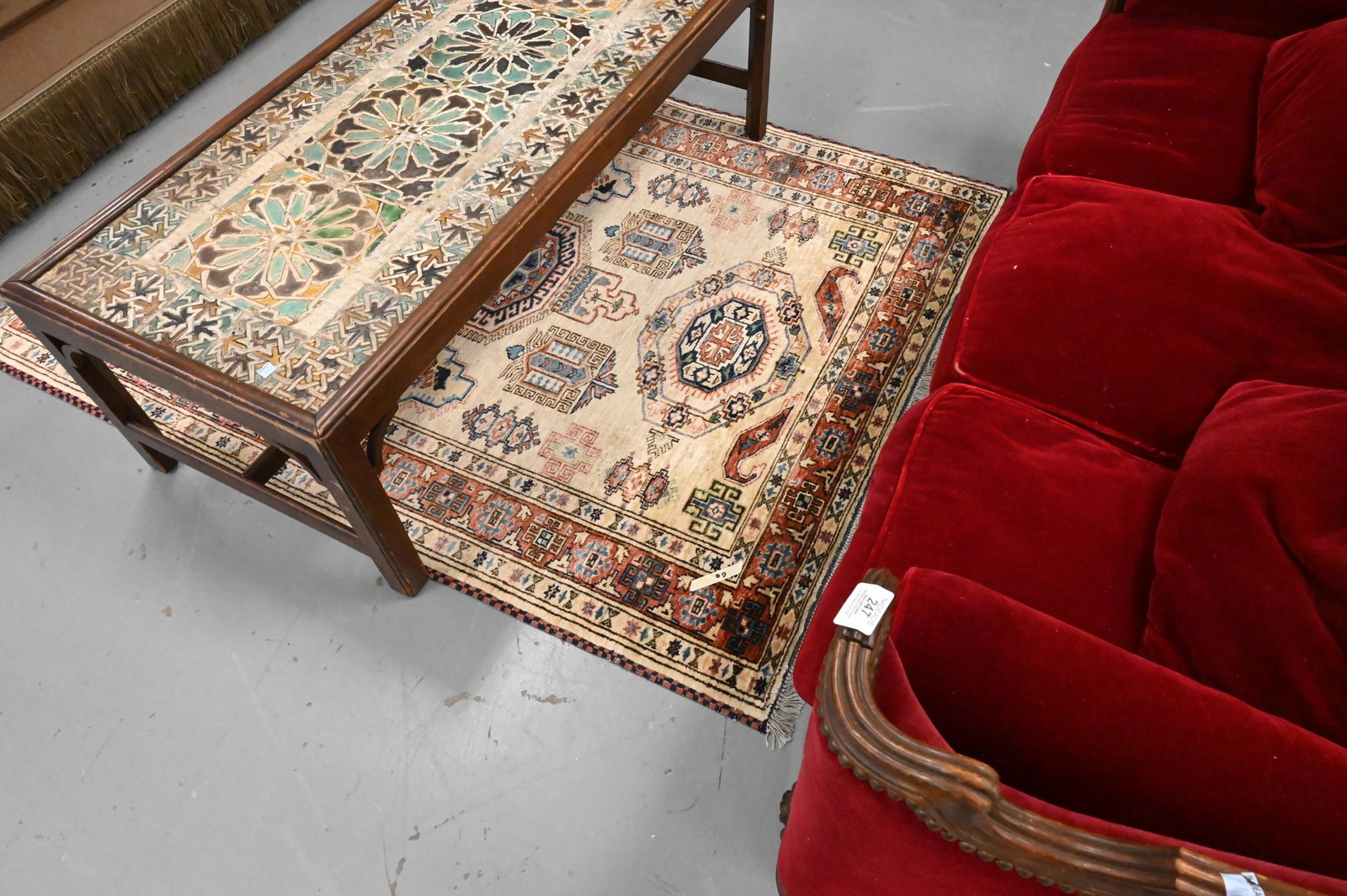 Oriental Throw Rug - 2