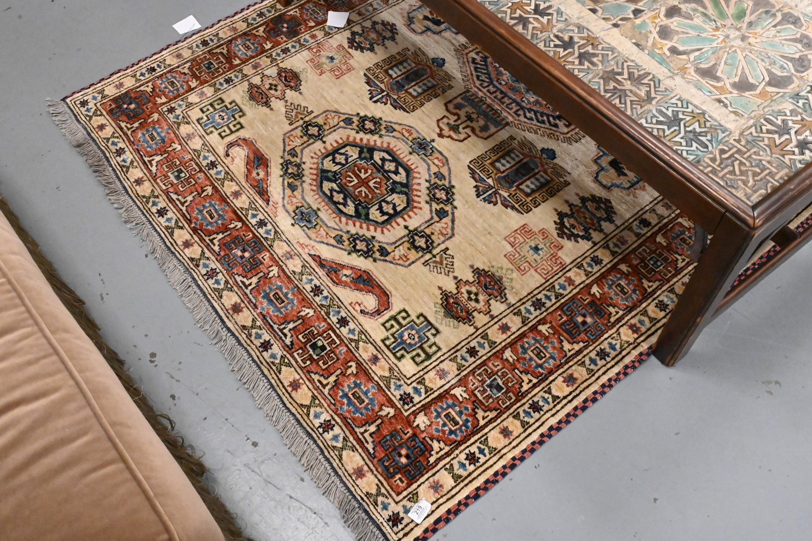 Oriental Throw Rug - 4
