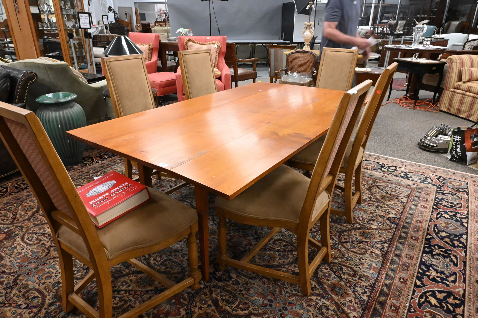 Eldred Wheeler Maple Harvest Table - 2