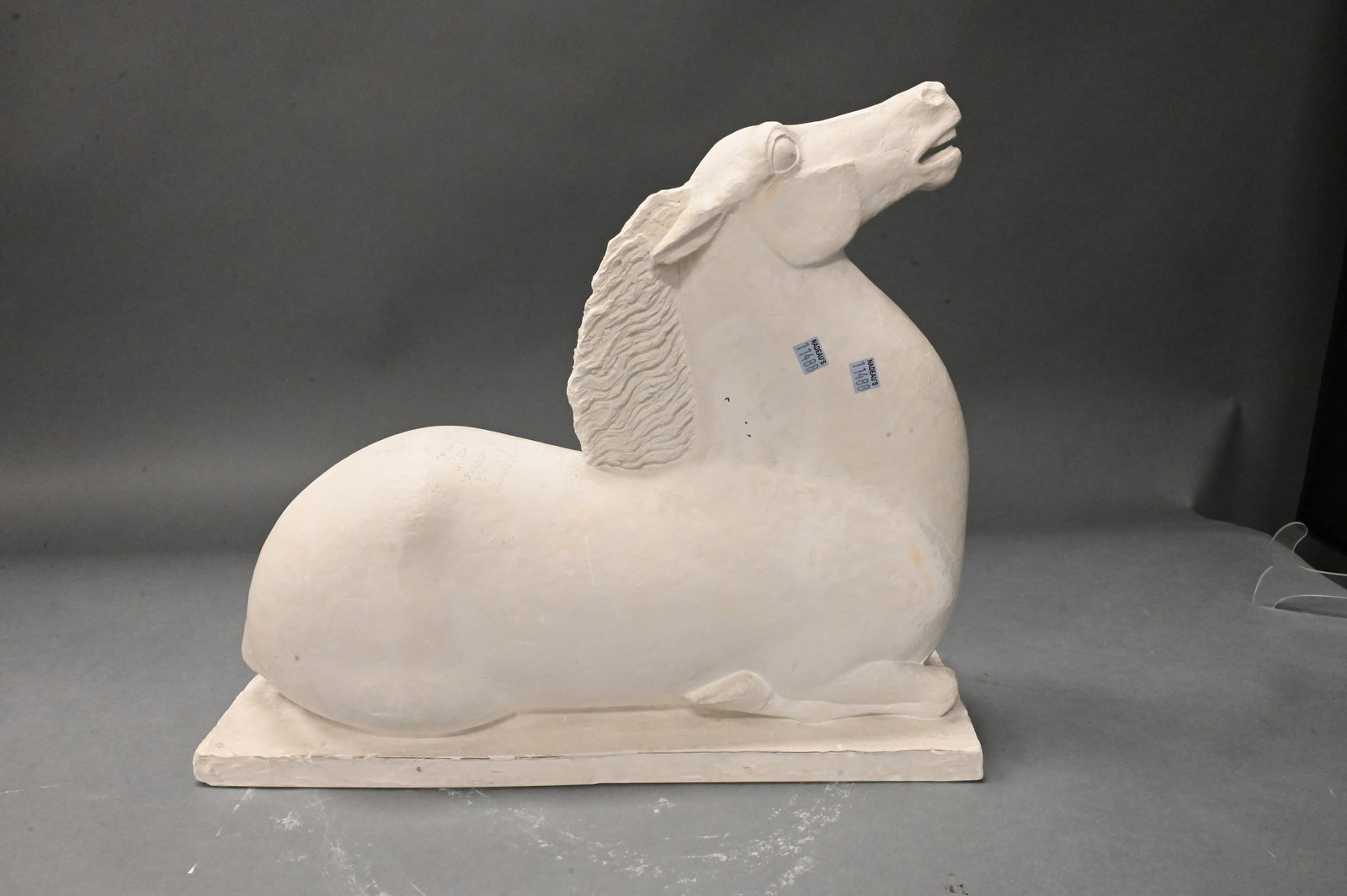 Classical Style Plaster Horse Sculpture - 4