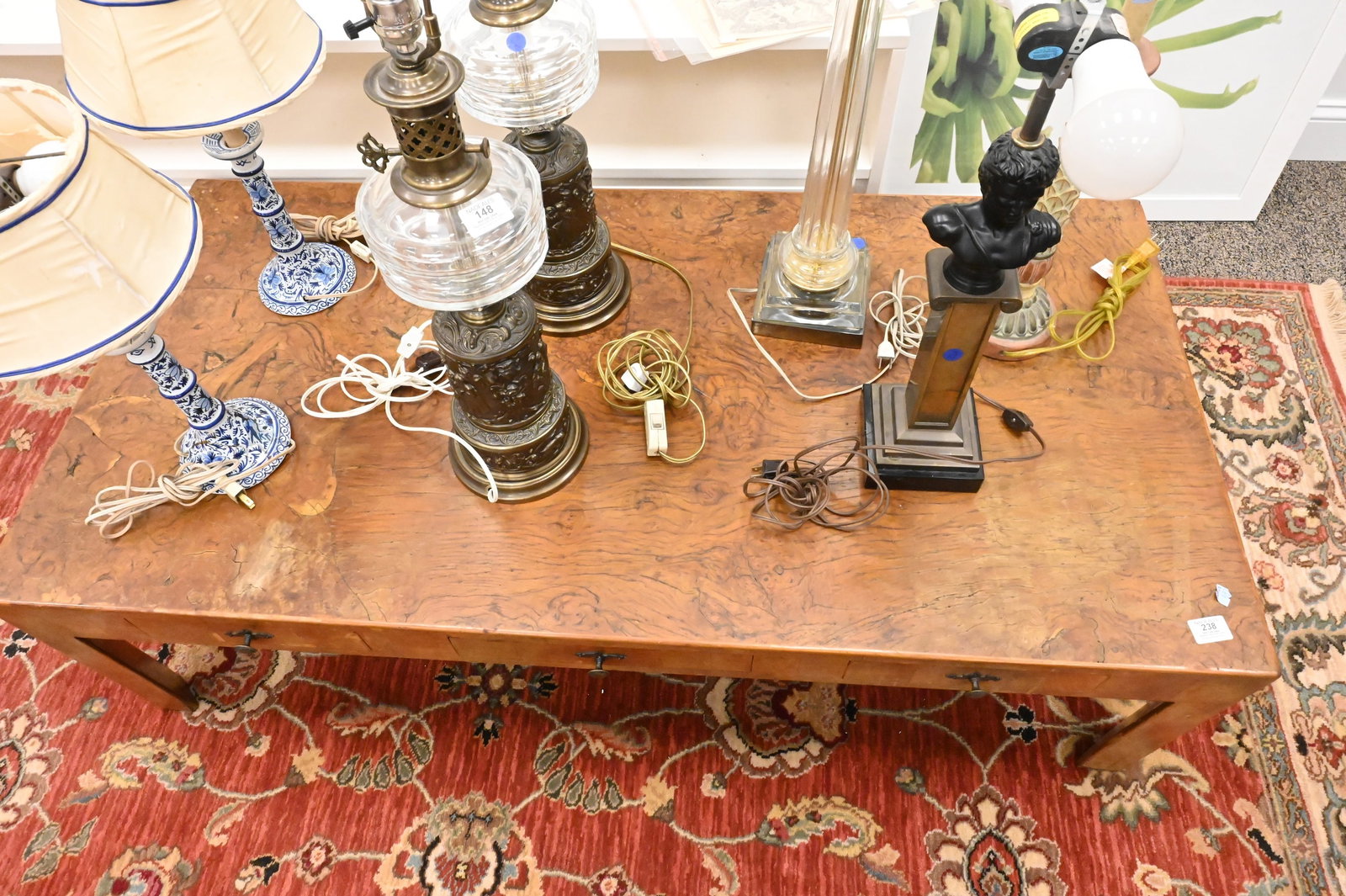 Burlwood Coffee Table - 3