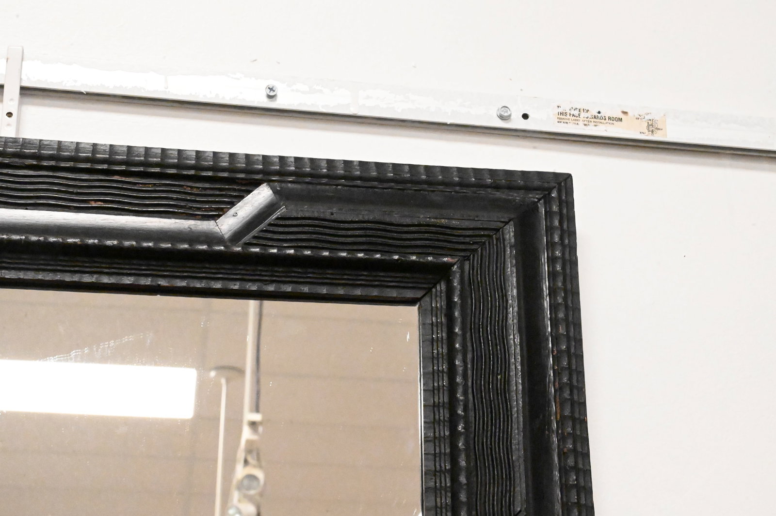Flemish Baroque Style Ebonized Mirror - 2