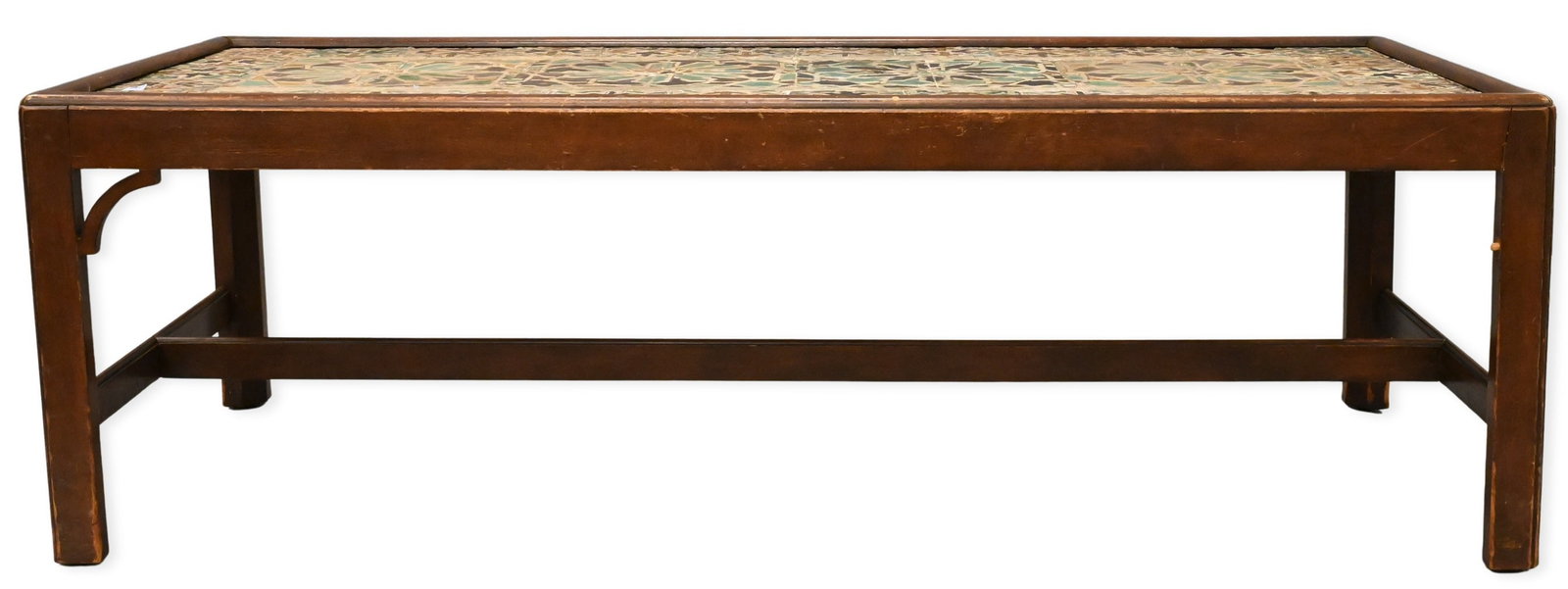 Coffee Table having Tile Top: Coffee Table having Tile Top height 18 inches, top 24" x 54 1/2"
