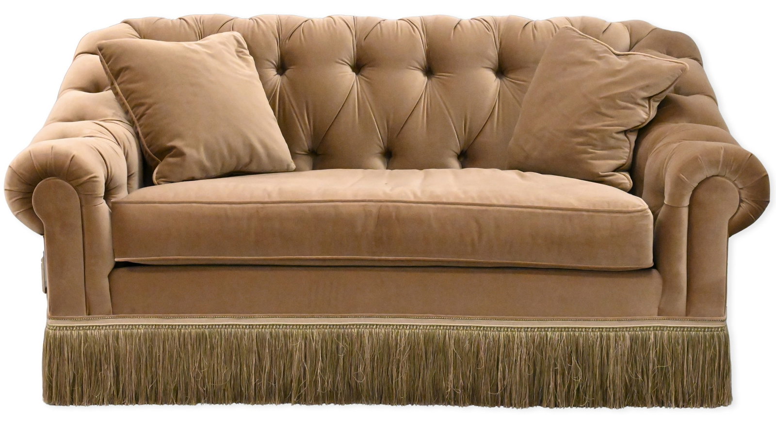 Tuxedo Style Loveseat (1 of 5)