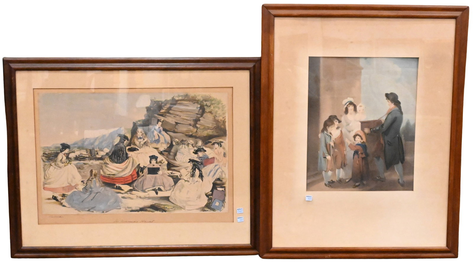 Four Large Framed 19th Century Prints (1 of 7)