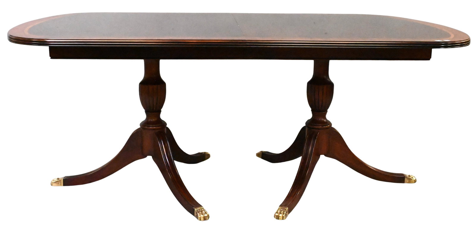 Henkel Harris Double Pedestal Mahogany Dining Table (1 of 8)