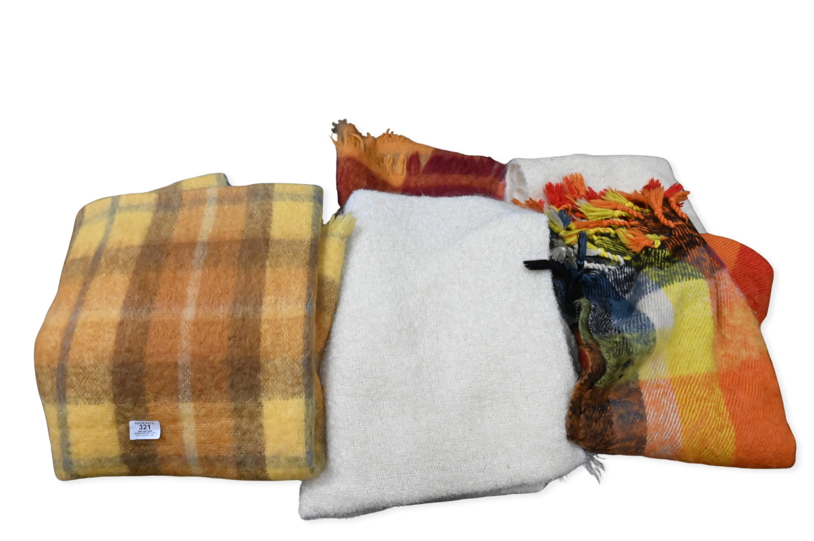 Six Wool and Mohair Throws and Blankets (1 of 5)