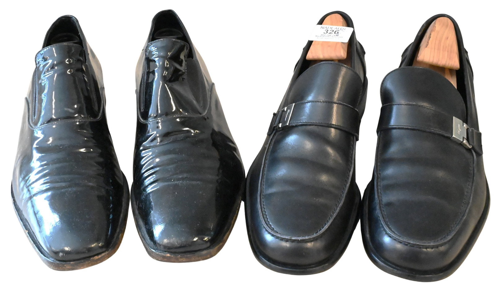 Two Pairs of Mens Leather Loafers (1 of 5)