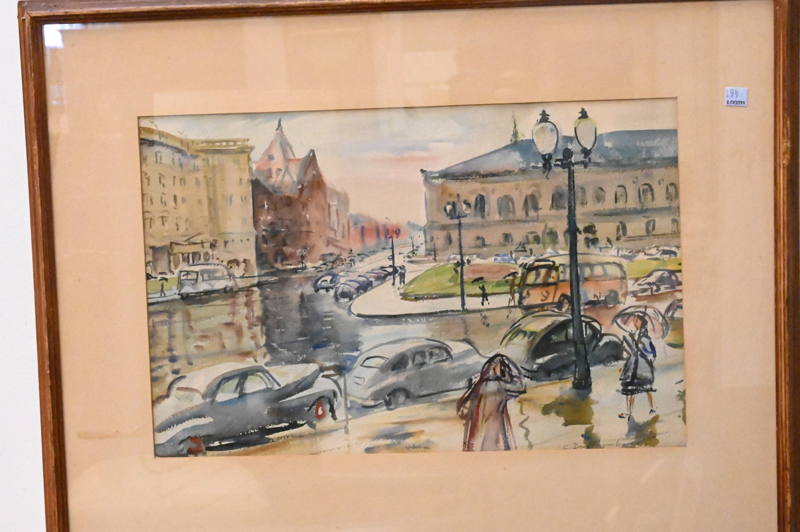 Three Framed City and Coastal Scenes - 3