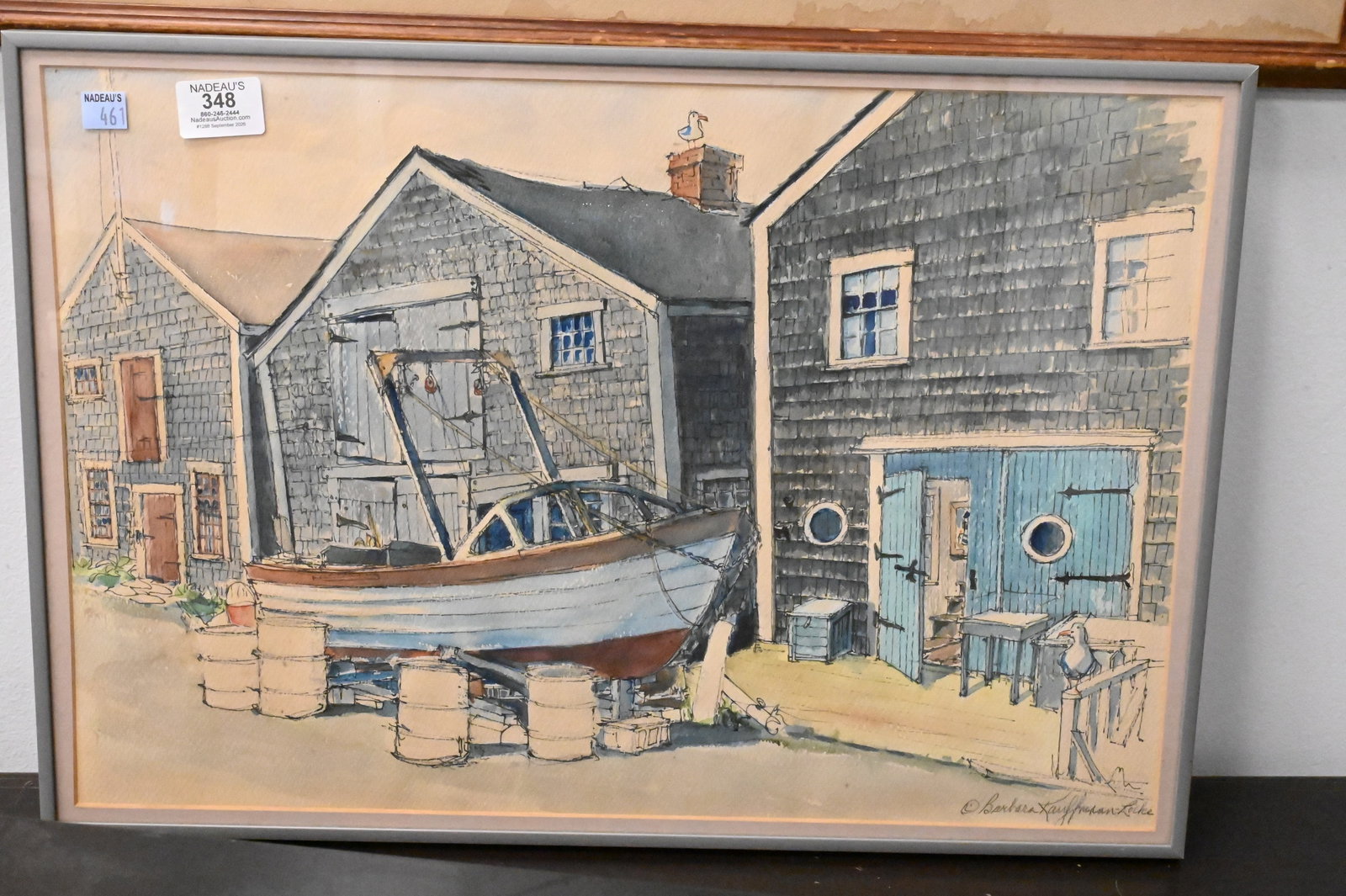 Three Framed City and Coastal Scenes - 4