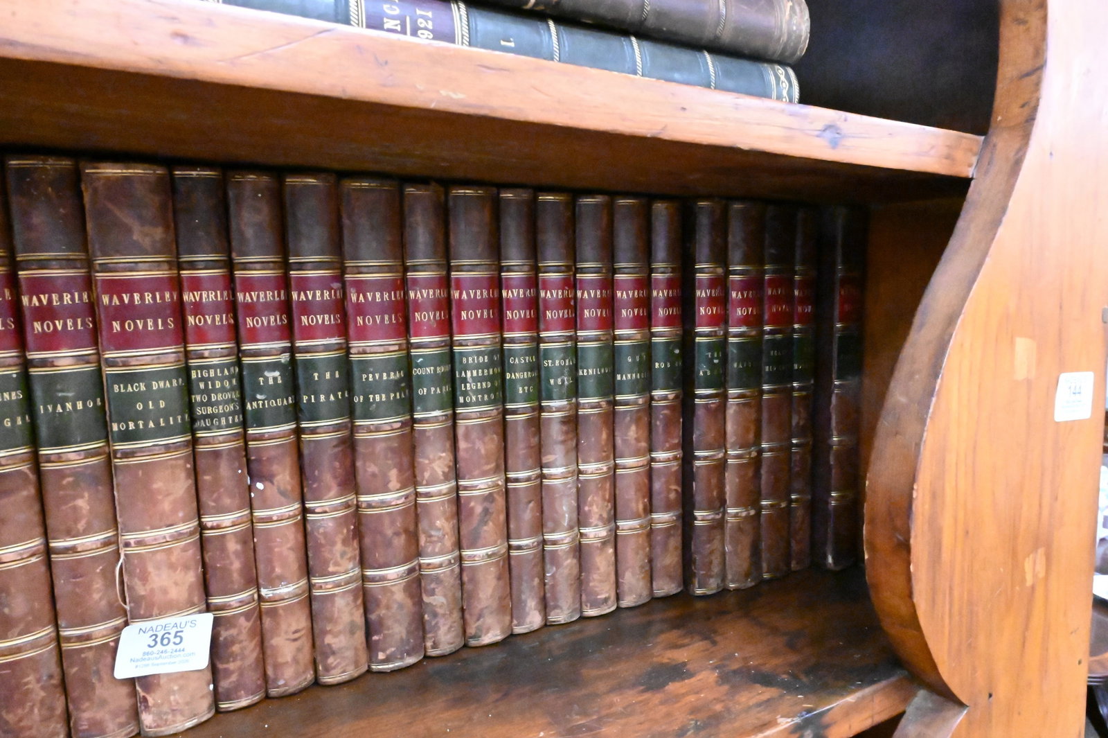 Approximately 50 Leatherbound Books - 5