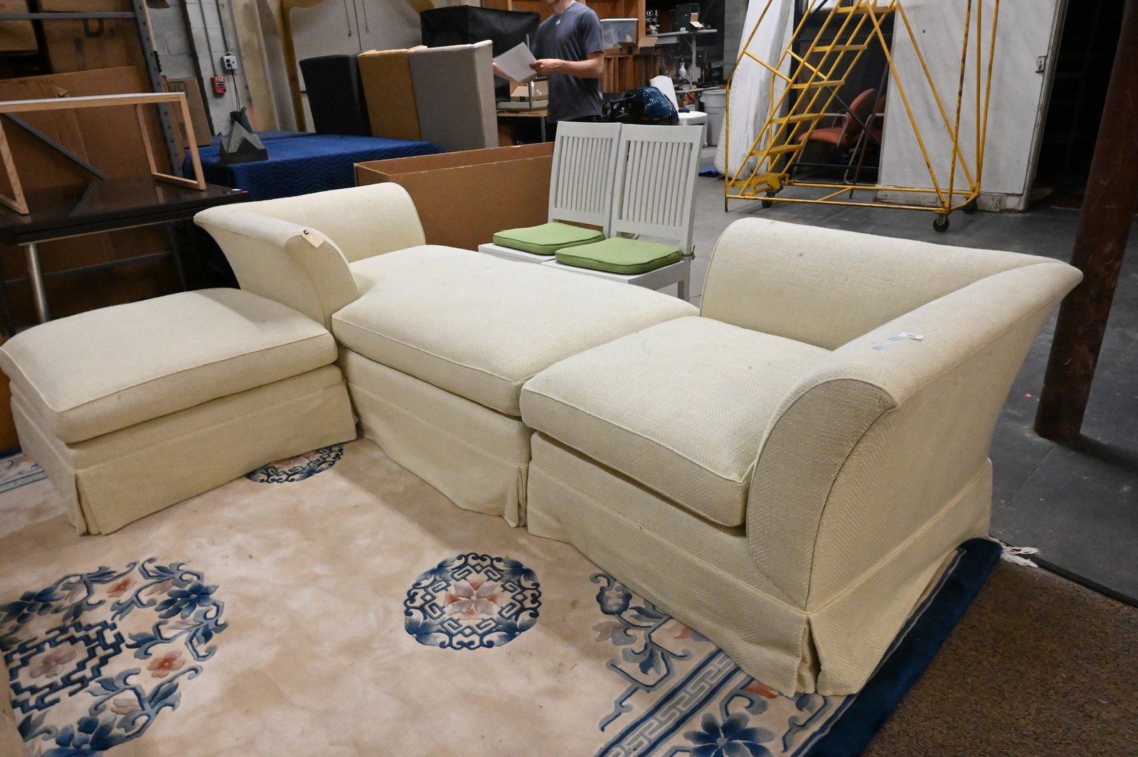 Custom Upholstered Chaise - 2