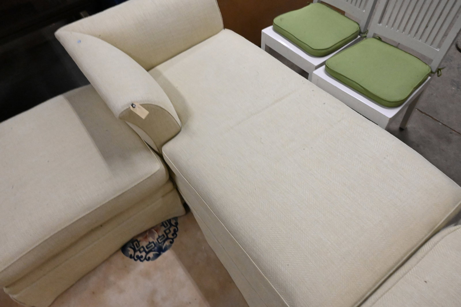 Custom Upholstered Chaise - 4