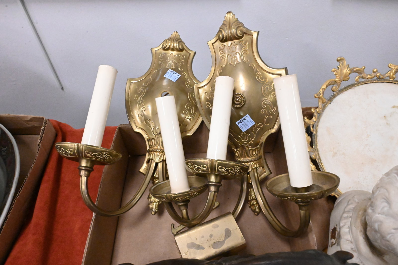 Assembled Decorative Metalware Group - 5