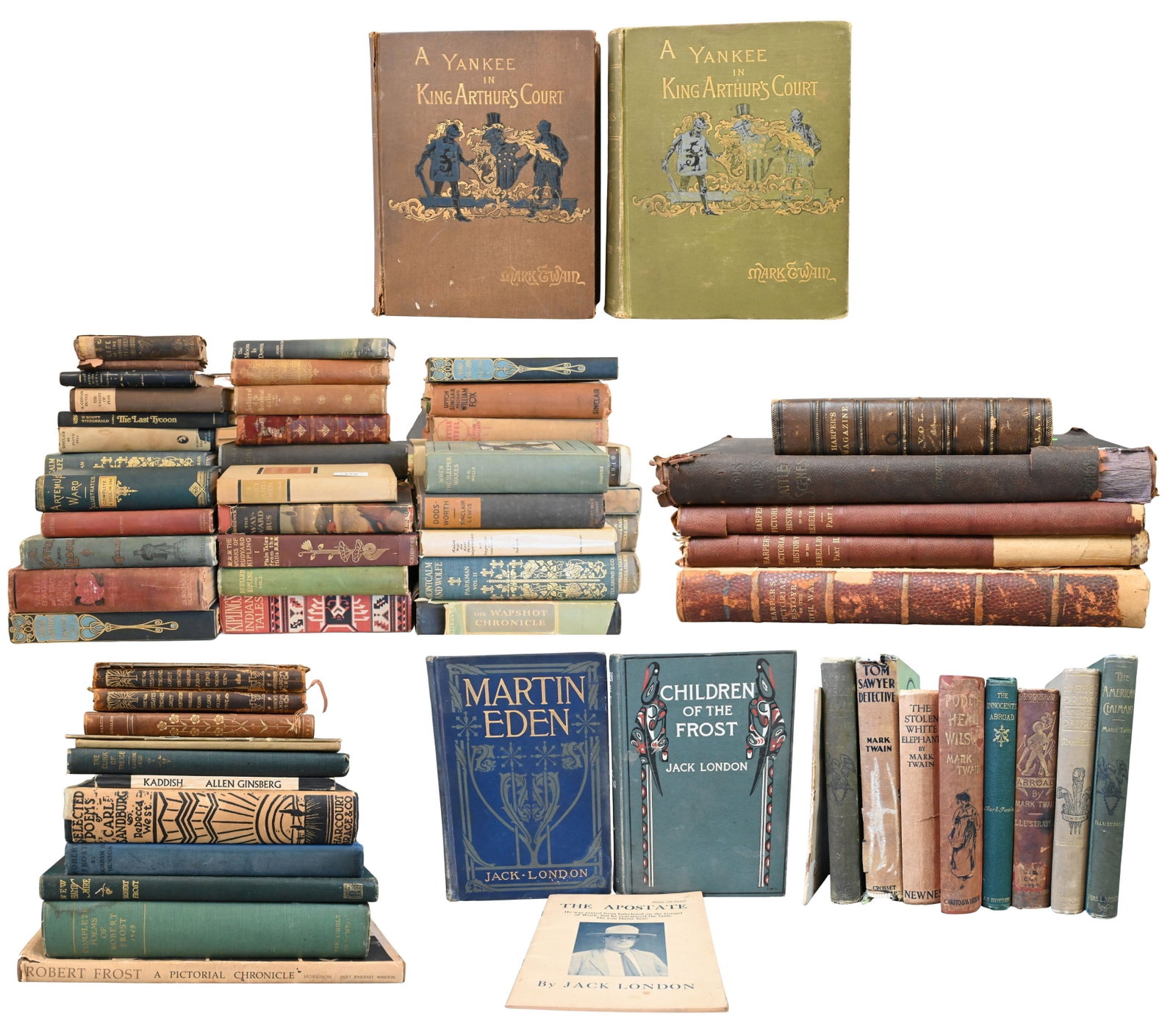 Large Lot of Mark Twain and Americana Books (1 of 12)