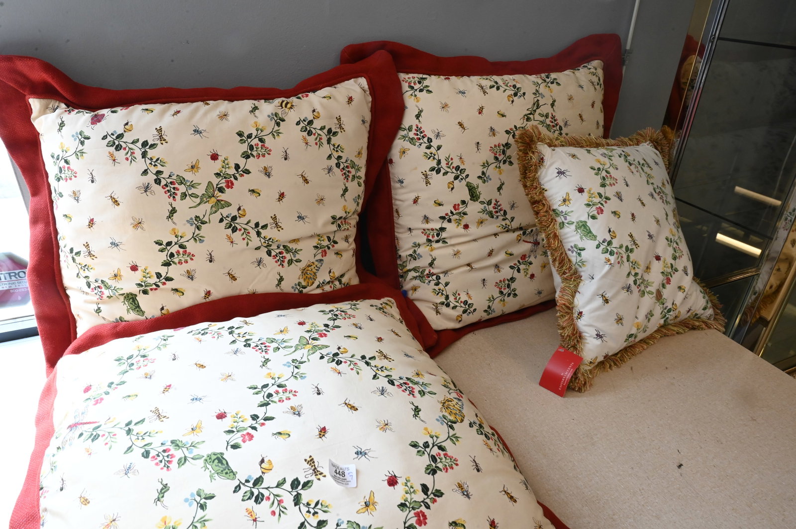 Seven Decorative Throw Pillows - 4